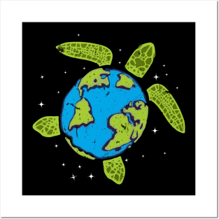 Earth Day 2023 Restore Save The Planet Turtle Art Posters and Art